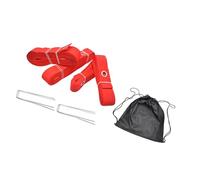 Limtula Ligne de délimitation de volley-ball extérieur avec clous de sol pour le sable, l'herbe, la cour