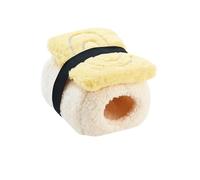 Limtula Lit de Repos pour Hamster en Forme de Sushi, cachette en Coton en Peluche, nid en Peluche pour rongeurs et Petits Animaux Chinchillas, abri Confortable pour Souris