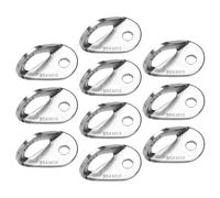 Limtula Lot de 10 boulons d'escalade en acier inoxydable pour installation de hamac, ancrages d'escalade, boulons de suspension