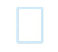 Limtula Lot de 10 pochettes en PVC avec protections résistantes à la décoloration et bordures colorées pour jeux de collection, organisation, protections en PVC transparent