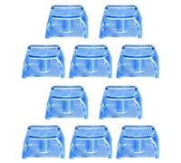 Limtula Lot de 10 touches transparentes non imprimées rétroéclairées pour clavier mécanique durable PC 1,7 mm d'épaisseur