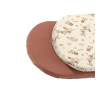 Limtula Lot de 2 draps de berceau en coton respirant et doux pour la peau - Élastique à 360 degrés - Antidérapant - Accessoire de literie pour bébé