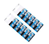 Limtula Lot de 20/10 piles bouton alcalines LR44 AG13 pour petits appareils électroniques sans clé