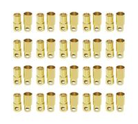 Limtula Lot de 20 paires de fiches bananes polyvalentes avec noyaux en cuivre augmentant la conductivité et la compatibilité avec les modèles de moteurs ESC