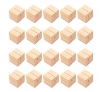 Limtula Lot de 20 supports en bois pour numéros de table de mariage - Porte-cartes de nom, mémos, notes, photos, étiquettes alimentaires