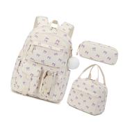 Limtula Lot de 3 sacs à dos pour ordinateur portable pour fille - Sacs à dos esthétiques pour ordinateur portable - Sacs à dos d'école pour adolescentes et femmes - Sacs à dos d'école avec sac à