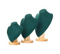 Limtula Lot de 3 supports à bijoux multifonctions en velours pour exposer et ranger des décorations d'intérieur