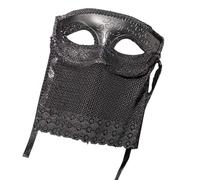 Limtula Masque vénitien, demi-masque pour la fête de Noël, Black