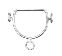 Limtula Matériel de Mors équestre pour la Pratique de l ' équitation | Disposition des boucles latérales en métal, accessoire de rêne de bride, leçon stable, utilisation quotidienne