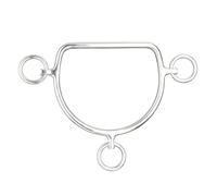 Limtula Matériel de Mors équestre pour la Pratique de l ' équitation | Disposition des boucles latérales en métal, accessoire de rêne de bride, leçon stable, utilisation quotidienne