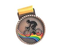Limtula Médailles de récompense avec Ruban pour | Médailles de récompense en métal avec ruban de cou pour le sport amateur, médailles des gagnants pour les