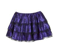 Limtula Mini-Jupe Courte Steampunk victoriens pour Femmes, Blue XXL
