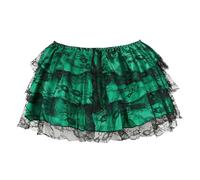 Limtula Mini-Jupe Courte Steampunk victoriens pour Femmes, Green XXL