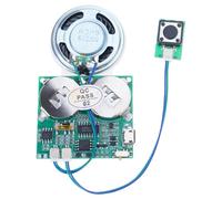 Limtula Module sonore de capteurs, Puce sonore enregistrable avec mémoire de 8M pour Messages de Vacances personnalisés, Lecteur Programmable USB