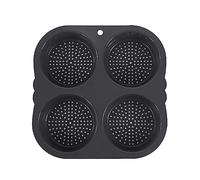 Limtula Moule à hamburger en silicone pour chignon hamburger pour la cuisson des grillades et la friture à l'air libre