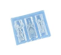Limtula Moule à Ongles en Silicone à dégagement Facile pour l ' Artisanat d ' églises Gothiques, embellissements d ' Art d ' Ongles angéliques, Moule de décoration angélique d ' églises