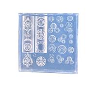 Limtula Moule à Ongles Multifonctionnel, Moule de coiffage d ' Ongles, Accessoires de Forme délicate, moules adaptés à l ' amélioration des Accessoires, modèle d ' Art créatif en Silicone