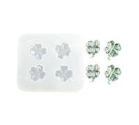Limtula Moule en Silicone pour Pendentif en Forme d ' à 4 Feuilles pour créations artistiques en résine, Accessoires Faits à la Main, Lavable Lave-Vaisselle, Moule en Silicone pour résine