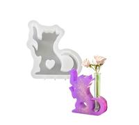 Limtula Moules de Vase de Pot de Fleurs, Conception d ' adorables présentoirs de hydroponiques avec des Chats, moules de Pot de Fleurs en Silicone, Texture en Silicone, décorations de Maison, Moule