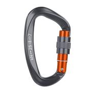 Limtula Mousqueton de sécurité pour alpinisme, extérieur, escalade, hamacs, camping, outil en forme de D, mousqueton en alliage d'aluminium 25 kN