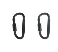 Limtula Mousqueton d'escalade en forme de D pour rocher et alpinisme - Clip en aluminium - Taille L