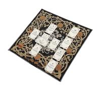 Limtula Nappe de lecture douce en velours avec symbole mystique élégant pour méditations, décoration de la maison, lavable