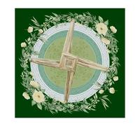 Limtula Nappe de tarots motif lapins lune, nappe de divinations, nappe, tapisserie, astrologie, sorcellerie, décoration de table, motif lune, tarots, nappe de table spirituelle