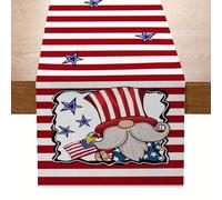 Limtula Nappes du Jour De L'indépendance Ornement Table Délicat Décors du Jour L'indépendance Chemin Table