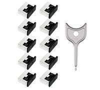 Limtula Ordinateur en métal de Verrouillage de, 10 Black and 1, D | Verrouillage des interfaces USB amovibles, dispositif de sécurité informatique sans clé, installation sans outil,