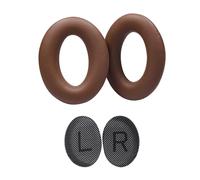 Limtula Oreillettes en Cuir protéiné pour Casque QC35, Coffee Color | Étui de remplacement en cuir protéiné pour éponges souples, protège-oreilles, oreillettes, pièce de réparation
