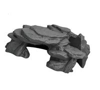 Limtula Ornement d ’ abri de Grotte pour décor d ’ Aquarium et de Terrarium, Forme rocheuse imprimée en 3D pour Les habitats de Tortues et Les paludariums
