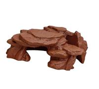 Limtula Ornement d ’ abri de Grotte pour décor d ’ Aquarium et de Terrarium, Forme rocheuse imprimée en 3D pour Les habitats de Tortues et Les paludariums