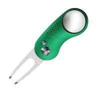 Limtula Outil de Partage de Parcours pour Les Joueurs | Fourche verte de golf à deux dents avec texture sécurisée, aide à transporter facilement de mettre des