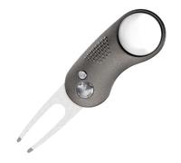 Limtula Outil de Partage de Parcours pour Les Joueurs | Fourche verte de golf à deux dents avec texture sécurisée, aide à transporter facilement de mettre des