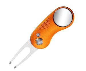 Limtula Outil de Partage de Parcours pour Les Joueurs | Fourche verte de golf à deux dents avec texture sécurisée, aide à transporter facilement de mettre des