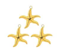 Limtula Pack DE 3 Gold Silver Plaqué Thème Marin Charme Robuste Pendeur Élégant pour Le Collier Personnalisable Bijoux Design Express Expédition Bijoux Composants Bricolage