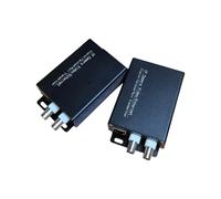 Limtula Paire d ' extensions coaxiales à boîtier métallique pour câblage Ethernet de caméra, deux connecteurs coaxiaux, port RJ45, oreilles de, planification longue distance