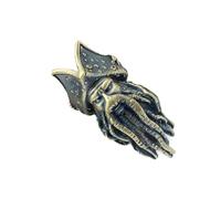 Limtula Pendente en Laiton Artistique avec Sea King Détails Corde De Parapluie pour Les Styles De Tous Les Jours Amélioration Et Utilisation Extérieure Élégante