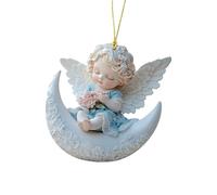 Limtula Pendentif Acrylique bébé angélique coloré 2D sur lunes, F338 2