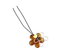 Limtula Pendentif en cordon pour femmes, collier de fleurs rétro, bijoux, accent de tenue superposée, dîner bureau, de w nd, charme, collier pendentif en fleurs rétro, bijoux à long cordon, de