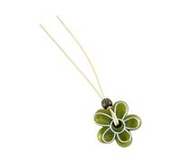 Limtula Pendentif en cordon pour femmes, collier de fleurs rétro, bijoux, accent de tenue superposée, dîner bureau, de w nd, charme, collier pendentif en fleurs rétro, bijoux à long cordon, de