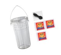 Limtula Piège à Poisson Portable, Bouteille de leurres de pêche, Cage pour s ' Amuser en Famille Camping, Lacs ou rivières, Attraper de minuscules créatures Aquatiques, piège à Poisson sûr