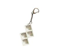 Limtula Porte-clés Clavier en Forme de N en Polycarbonate Transparent, Corps à Quatre évidements pour Une Organisation soignée du Bureau, Base, Corps d ' Accessoires Transparent
