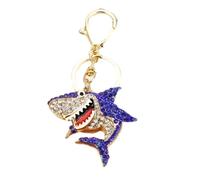 Limtula Porte-clés créature sous-marine polyvalent option cadeau Kirsite illustration avec détails en cristal éblouissants Porte-clés sur le thème marin, b, taille unique