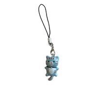 Limtula Porte-clés sangle de téléphone portable, pendentif chat mignon, lanière de téléphone Anti-perte, bijoux Y2K, à main, accessoires de à, de chaîne