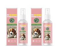 Limtula Pulvérisateur Anti-Mastication amer pour Chien, 2 Paquets de 100 ML, extraits naturels sans Danger pour Une Utilisation intérieure et extérieure Nochew Dog Training Supply Training Supply