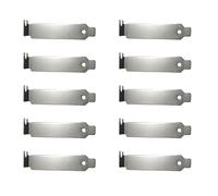 Limtula Remplisseur de Fente métallique profilé pour d ' Ordinateur, de Couvercle de Fente pour Expansion, d ' Obturation de Filtre Anti-poussière, de Couverture de sécurité, 10pc