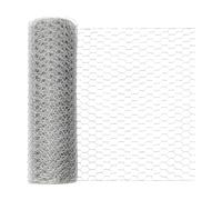 Limtula Rouleau de Toile hexagonale en Acier galvanisé Polyvalent pour clôturer Divers Animaux, y Compris Les Poulets, Les Lapins et Les Chiens dans des enclos sécurisés Fil de Poulet galvanisé