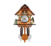 Limtula Rustics - Horloge Murale en Bois avec Oiseaux, pour Le Confort, Les Maisons intemporelles, l ' Environnement, chronométrage précis, améliore l ' esthétique Naturelle du Mur, A