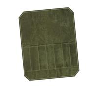 Limtula Sac de rangement en toile cirée avec 7 emplacements pour couteaux de cuisine, Vert
